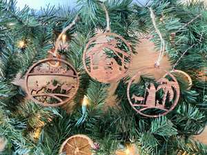 Nativity Ornaments - Set of 3